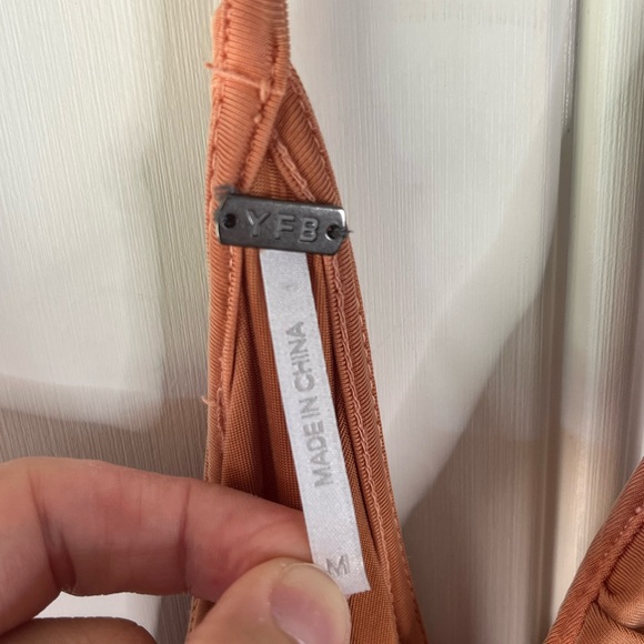 YFB young fabulous & broke wide leg jumpsuit size medium - Picture 3 of 5